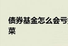 债券基金怎么会亏损 债券基金是否会被割韭菜