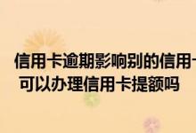 信用卡逾期影响别的信用卡提额吗 信用卡使用了九个多月了 可以办理信用卡提额吗