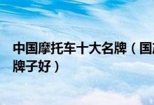 中国摩托车十大名牌（国产摩托车品牌排行国产摩托车哪个牌子好）