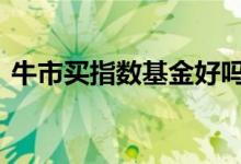 牛市买指数基金好吗 熊市适合买指数基金吗