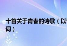 十首关于青春的诗歌（以青春为主题的诗赞美歌颂青春的诗词）