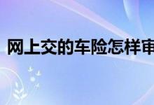 网上交的车险怎样审车 网上哪里可以交车险