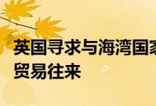 英国寻求与海湾国家达成自贸协定以大幅增加贸易往来