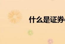 什么是证券etf 什么是证券 