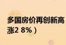 多国房价再创新高（澳大利亚3月房价环比上涨2 8%）