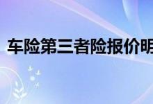 车险第三者险报价明细 车险一般要买哪些险