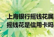 上海银行摇钱花属于信用卡范畴吗 上海银行摇钱花是信用卡吗