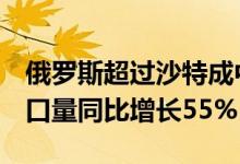 俄罗斯超过沙特成中国最大原油供应国5月进口量同比增长55%