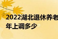 2022湖北退休养老金调整方案什么时候出 历年上调多少 