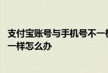 支付宝账号与手机号不一样可以吗 支付宝账号和手机号码不一样怎么办