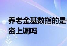 养老金基数指的是什么 养老保险基数上调工资上调吗 