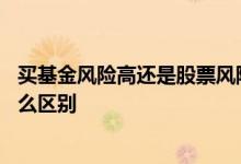 买基金风险高还是股票风险高 买中高风险基金和买股票有什么区别