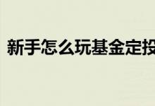 新手怎么玩基金定投 新手怎么样学基金定投