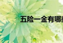五险一金有哪些 五险一金有哪些
