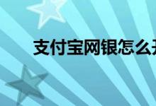 支付宝网银怎么开通 支付宝要网银吗