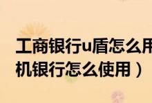 工商银行u盾怎么用 在手机上（工行U盾在手机银行怎么使用）