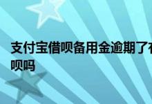 支付宝借呗备用金逾期了有影响没 支付宝备用金逾期影响借呗吗