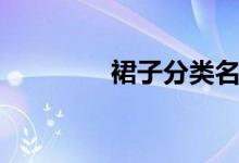 裙子分类名称（裙子分类）