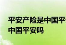 平安产险是中国平安财产保险吗 平安产险是中国平安吗