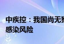 中疾控：我国尚无猴痘病例报告一般人群暂无感染风险