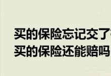 买的保险忘记交了有什么后果 保险忘记交费买的保险还能赔吗