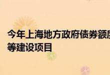今年上海地方政府债券额度1793亿元用于临港、旧改、轨交等建设项目