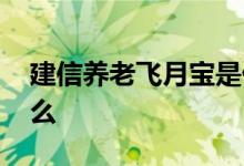 建信养老飞月宝是什么 建信养老飞月宝是什么