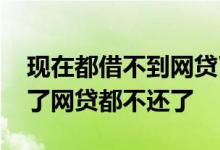 现在都借不到网贷了为什么 为什么好多人借了网贷都不还了