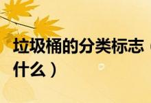 垃圾桶的分类标志（垃圾桶的分类标志分别是什么）