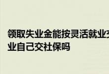 领取失业金能按灵活就业交社保吗 领失业金期间可以灵活就业自己交社保吗 