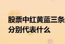股票中红黄蓝三条线代表什么 股票的三条线分别代表什么