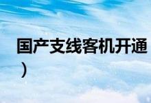 国产支线客机开通（旅客出行变得更加便利！）