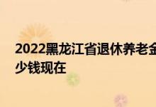 2022黑龙江省退休养老金调整方案 黑龙江养老金一个月多少钱现在 