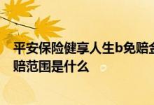 平安保险健享人生b免赔金额 平安附加优享人生保险内容理赔范围是什么