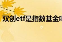 双创etf是指数基金吗 双创ETF是指数基金吗
