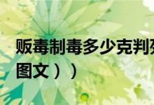 贩毒制毒多少克判死刑（贩毒多少克判死刑（图文））