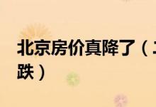 北京房价真降了（二手房价格已连续9个月下跌）
