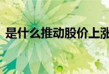 是什么推动股价上涨 股价靠什么推动上涨的
