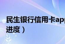 民生银行信用卡app叫什么（民生银行信用卡进度）