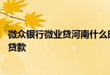 微众银行微业贷河南什么时候开通 类似于微众银行微业贷的贷款