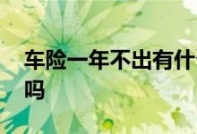 车险一年不出有什么好处 车险一年不上可以吗