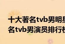 十大著名tvb男明星（tvb男明星排行榜前十名tvb男演员排行榜）