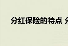 分红保险的特点 分红保险的特点是什么