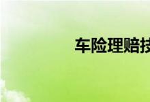 车险理赔技巧和注意事项