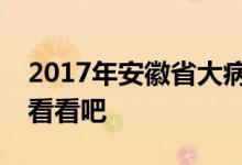 2017年安徽省大病救助政策新规定，一起来看看吧