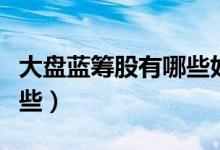 大盘蓝筹股有哪些好的基金（大盘蓝筹股有哪些）