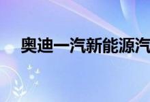 奥迪一汽新能源汽车长春基地6月底开工