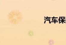 汽车保险公司排名