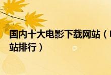 国内十大电影下载网站（电影下载网站哪个最好电影下载网站排行）