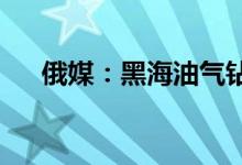 俄媒：黑海油气钻井平台再遭乌军袭击